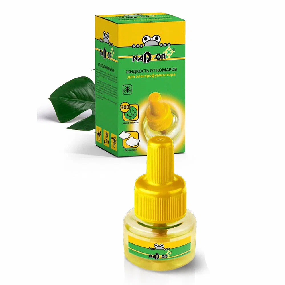 Средство от насекомых жидкость для фумигатора NADZOR (Надзор), 30 ночей, 3808