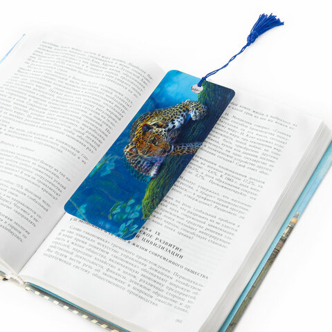 Закладка для книг с линейкой 3D-ОБЪЕМНАЯ BRAUBERG, 