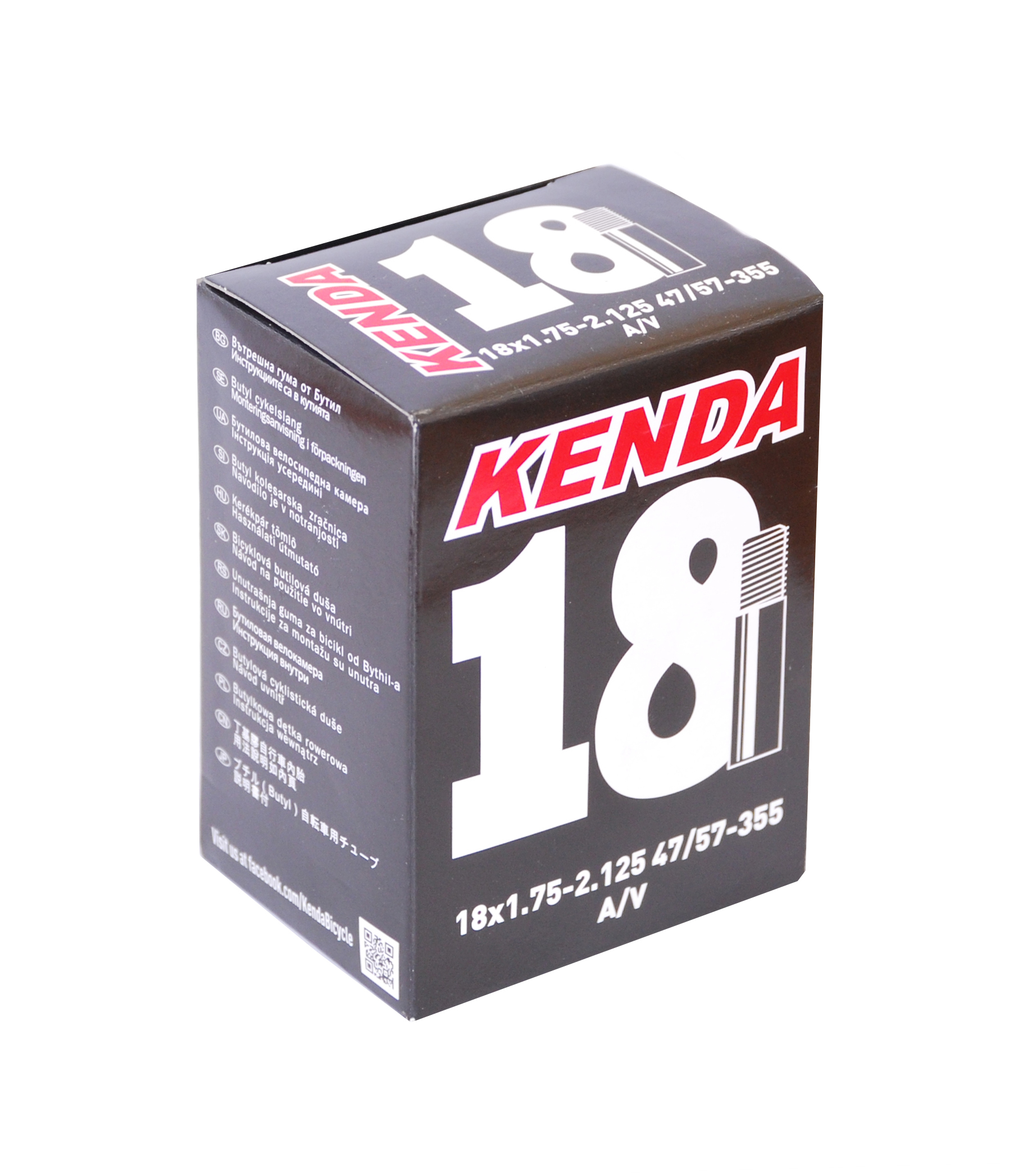 Камера велосипедная KENDA 18