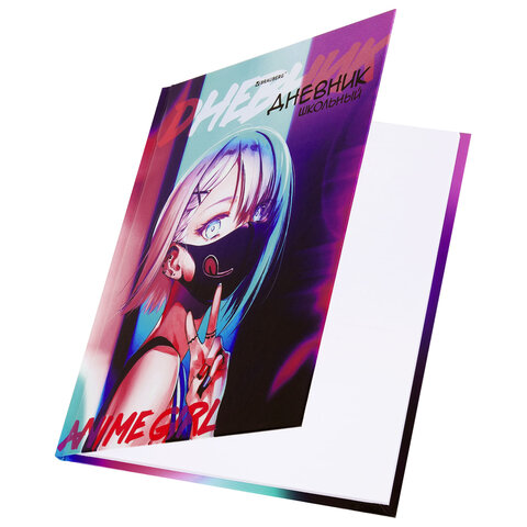 Дневник 1-11 класс 40 л., твердый, BRAUBERG, глянцевая ламинация, 