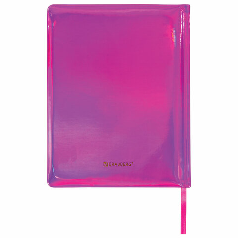 Дневник 1-11 класс 48 л., кожзам (твердая с поролоном), фольга, BRAUBERG HOLIDAY, 