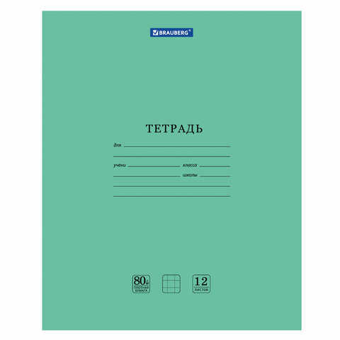 Тетрадь BRAUBERG 