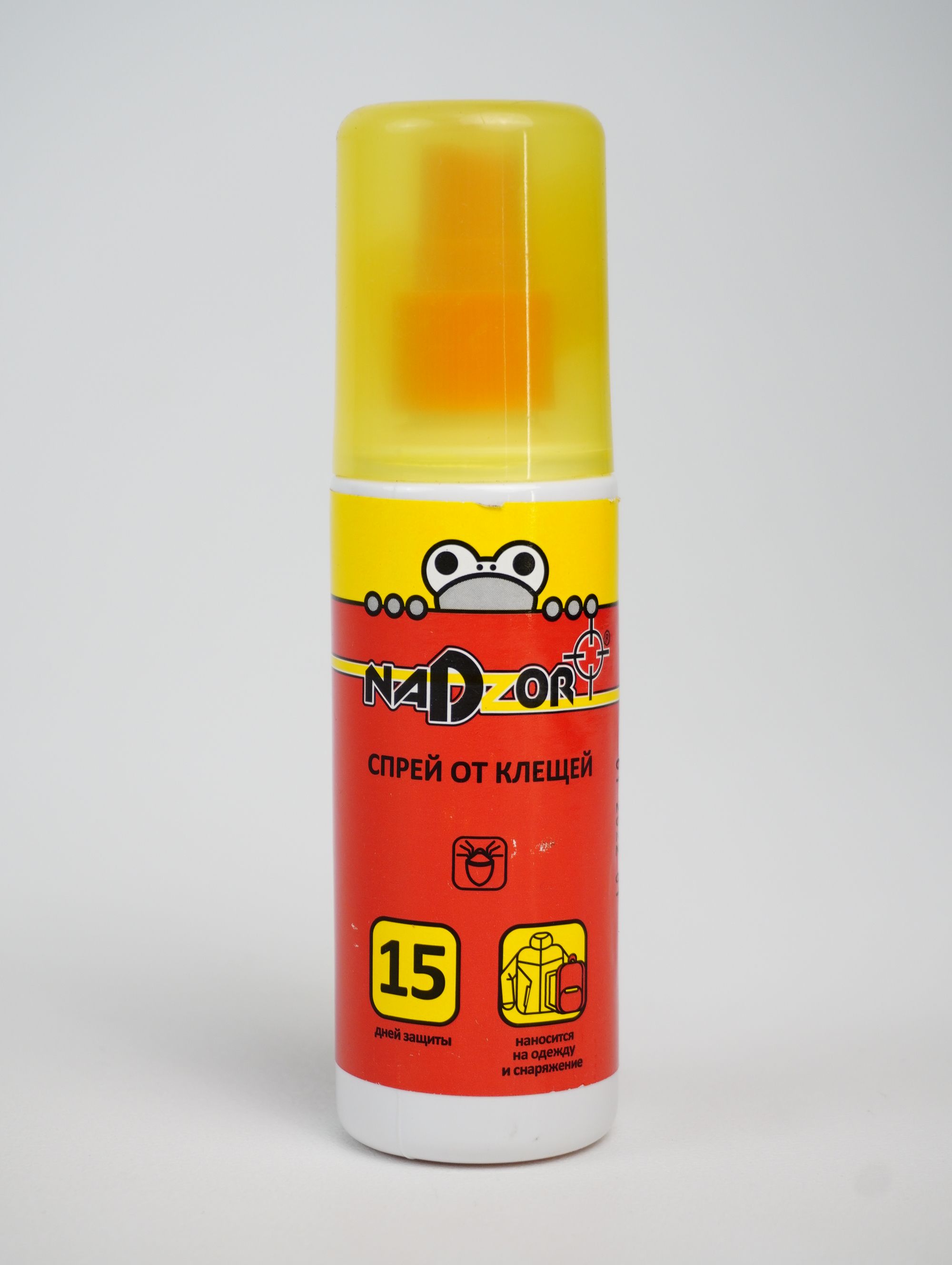 Средство от насекомых репеллентное 100 мл, спрей от клещей, NADZOR (Надзор), 20016