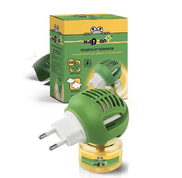 Средство от насекомых фумигатор + жидкость NADZOR (Надзор), 30 ночей, 3809