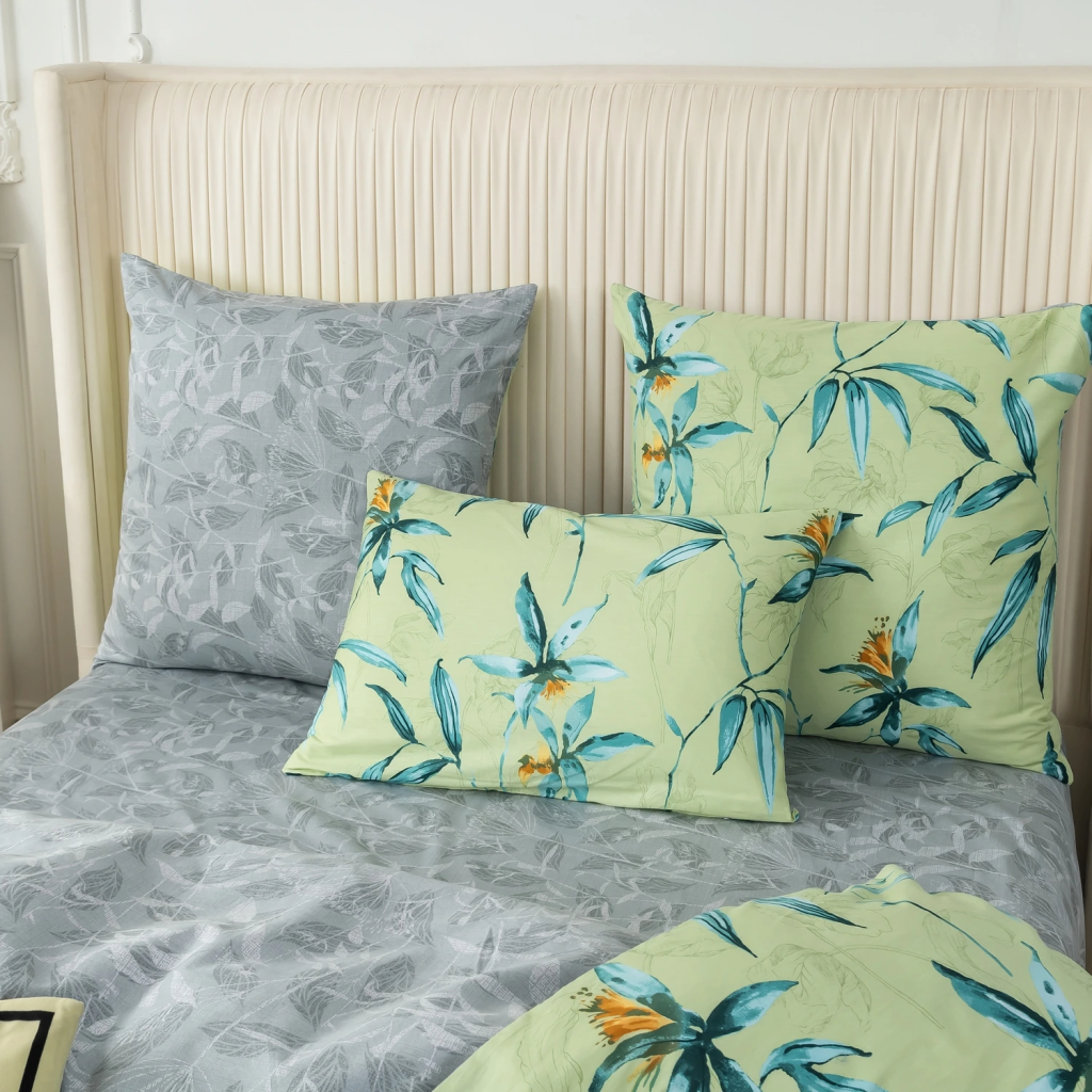 Комплект постельного белья Делюкс Сатин 100% хлопок на резинке LR600