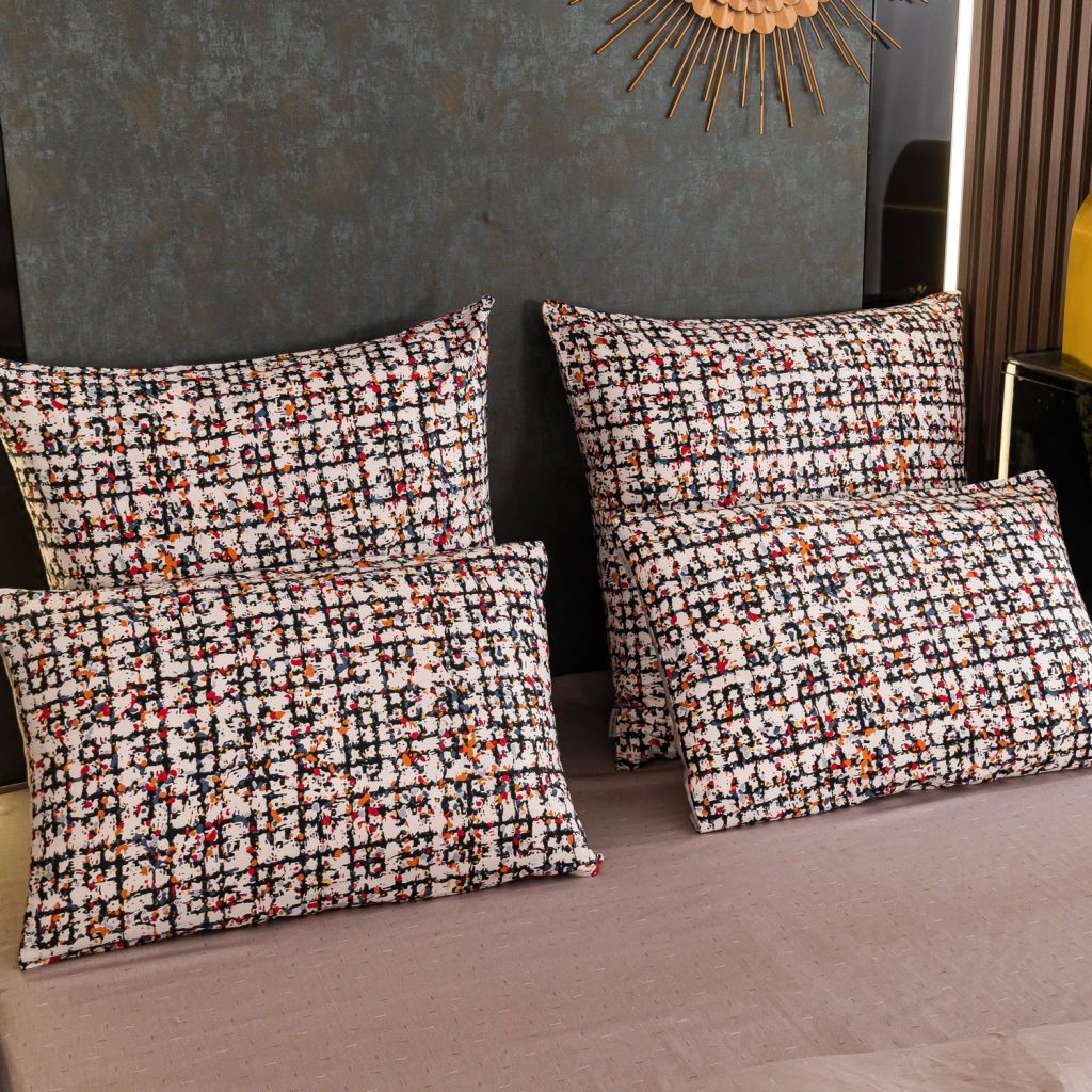 Комплект постельного белья Люкс Сатин 100% хлопок на резинке AR339