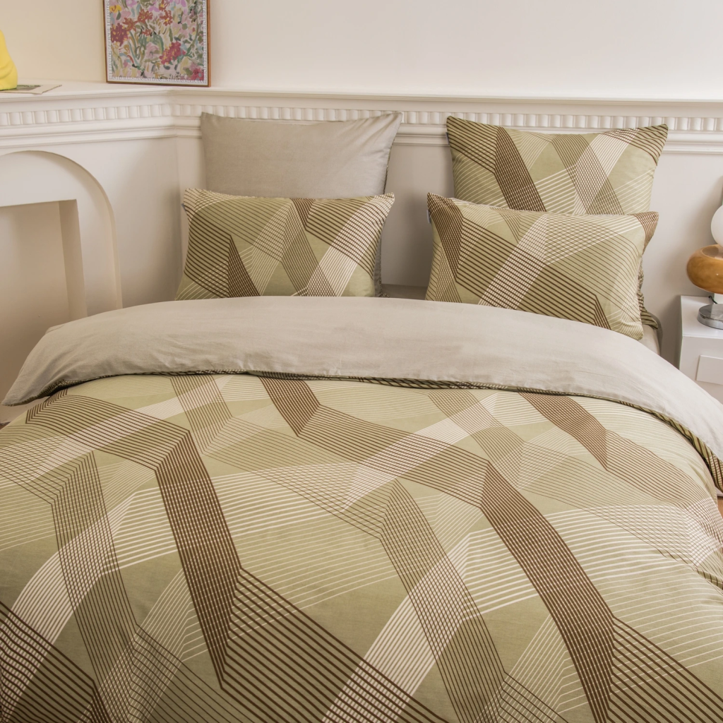 Комплект постельного белья Люкс Сатин 100% хлопок на резинке AR351