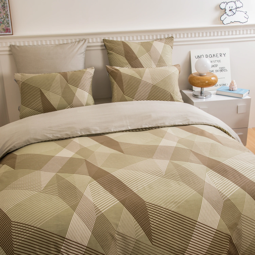 Комплект постельного белья Люкс Сатин 100% хлопок на резинке AR351