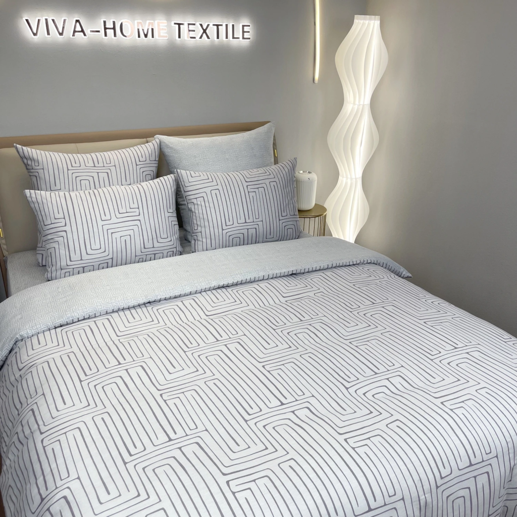 Комплект постельного белья Люкс Сатин 100% хлопок на резинке AR375