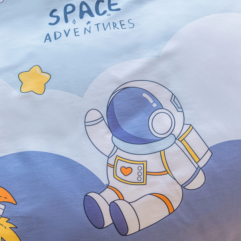 Комплект постельного белья на резинке Сатин Люкс KIDS 100% хлопок CDKR065