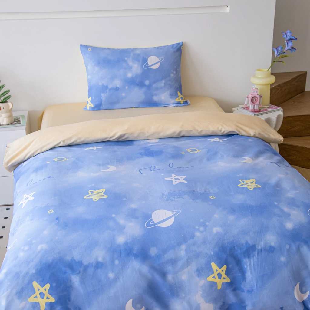 Комплект постельного белья на резинке Сатин Люкс KIDS 100% хлопок CDKR081