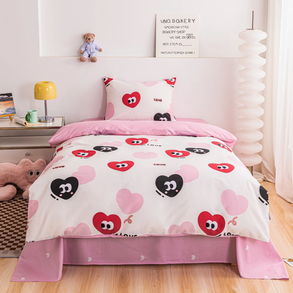 Комплект постельного белья на резинке Сатин Люкс KIDS 100% хлопок CDKR088