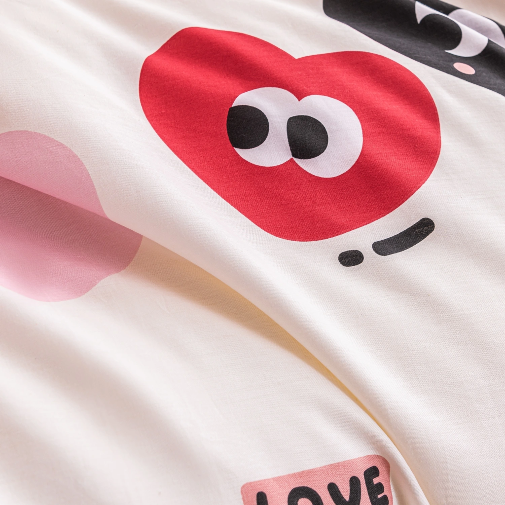 Комплект постельного белья на резинке Сатин Люкс KIDS 100% хлопок CDKR088