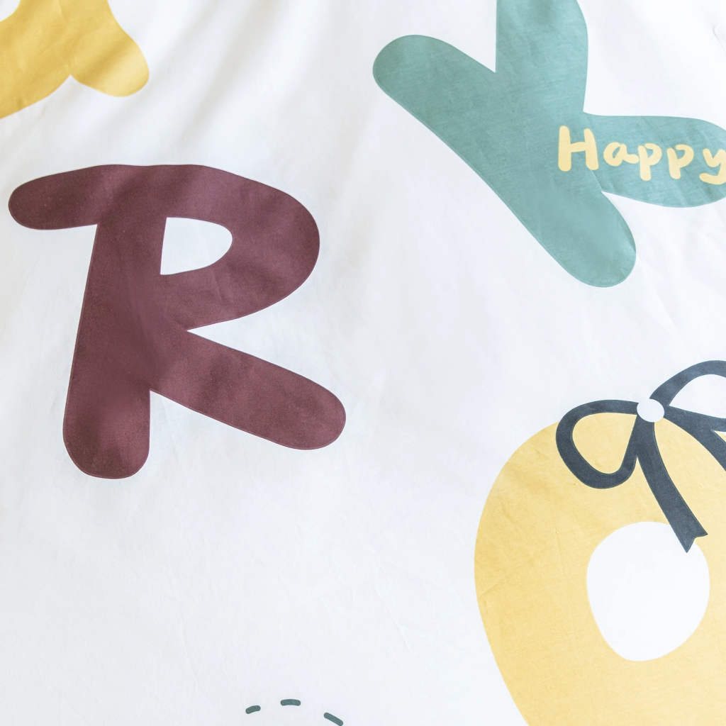 Комплект постельного белья на резинке Сатин Люкс KIDS 100% хлопок CDKR095