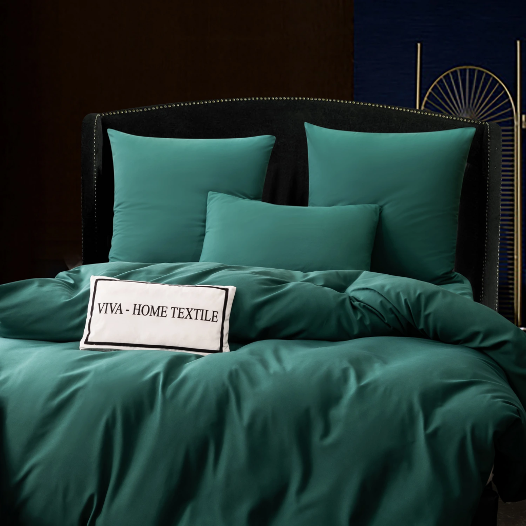 Комплект постельного белья Однотонный Сатин на резинке CSR049