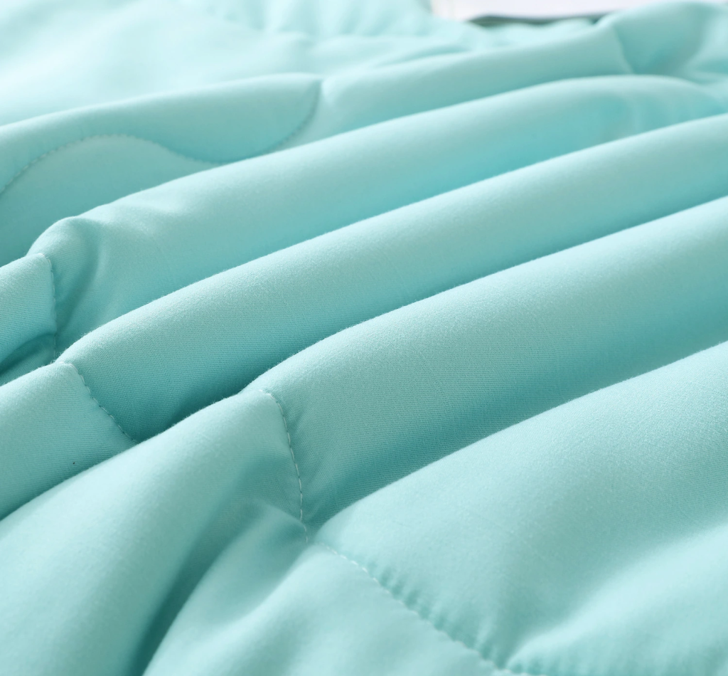 Комплект постельного белья Однотонный Сатин с Одеялом FB015