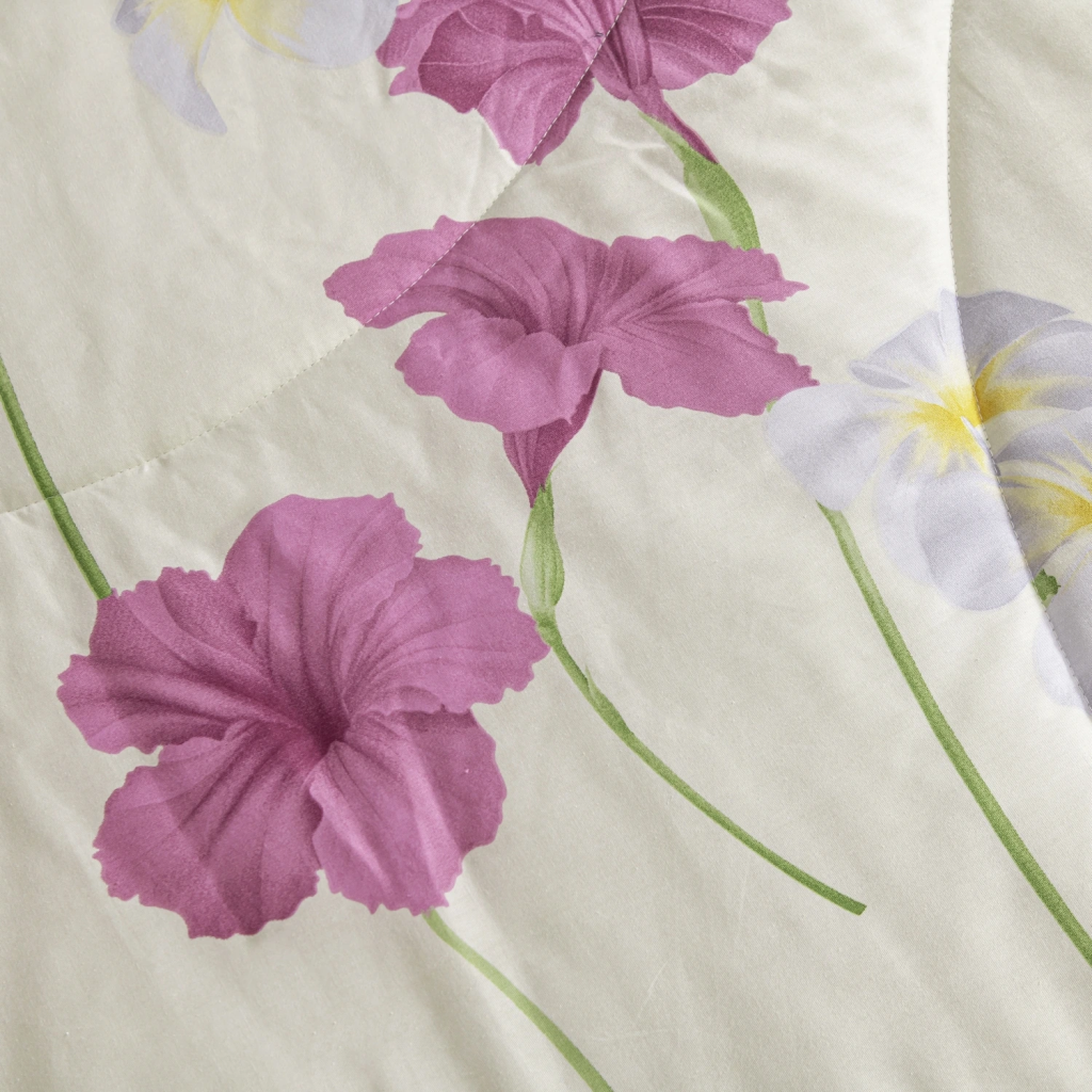 Комплект постельного белья Сатин с Одеялом 100% хлопок 160x80 на резинке OBR155