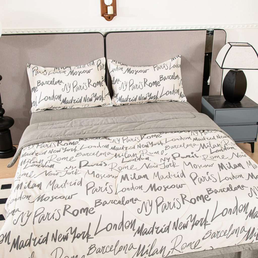 Комплект постельного белья Сатин с Одеялом 100% хлопок OB174