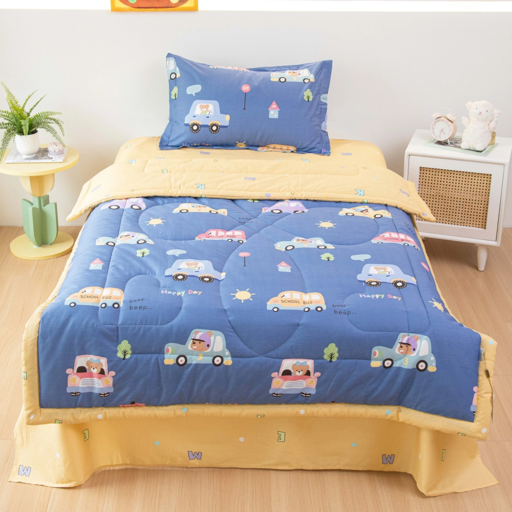 Комплект постельного белья Сатин с Одеялом Young 100% хлопок OBK023