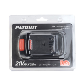 Аккумулятор PATRIOT PB BR 21V, 21 В, Li-ion, 3 Aч, UES, тонкая зарядка