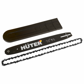Бензопила HUTER BS-45М, 2300 Вт, 3800 об/мин, длина шины 40 см, объем двигателя 45 см3, 3,1 л.с., 70/6/4