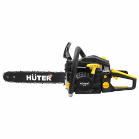 Бензопила HUTER BS-52, 2800 Вт, 3800 об/мин, длина шины 50 см, объем двигателя 52 см3, 3,8 л.с., 70/6/3