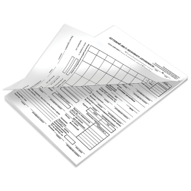 Бланк бухгалтерский, офсет, "Путевой лист легкового автомобиля", А5 (135х195 мм), СПАЙКА 100 шт., STAFF, 130133