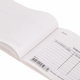 Бланк бухгалтерский типографский "Товарный чек", А6 (97х134 мм), СКЛЕЙКА 100 шт., 130015