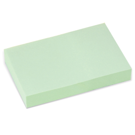 Блок самоклеящийся (стикеры) BRAUBERG, ПАСТЕЛЬНЫЙ, 76х51 мм, 100 листов, зеленый, 122693