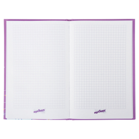 Блокнот А5 134х206 мм, 80 л., твердый, клетка, выборочный лак, ЮНЛАНДИЯ, "Единорог", 111616