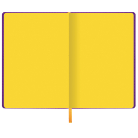 Блокнот А5 (148x218 мм), BRAUBERG "Metropolis Mix", под кожу, 80 л., в точку, сиреневый, 113315