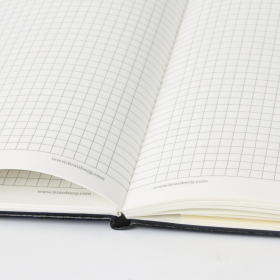 Блокнот А5 (148x218 мм), BRAUBERG "Metropolis Special", под кожу, 80 л., резинка, клетка, черный, 111577