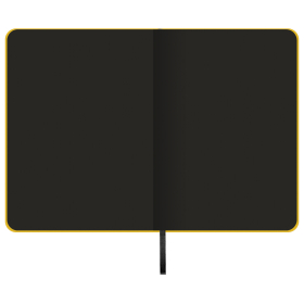 Блокнот БОЛЬШОЙ ФОРМАТ (180х250 мм) B5, BRAUBERG "Metropolis Mix", под кожу, 80 л., клетка, желтый, 113311