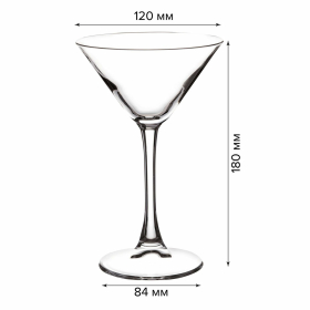 Бокал для мартини, коктейлей, на ножке, 215 мл, стекло, PASABAHCE "ЭНОТЕКА", 440061СЛ1