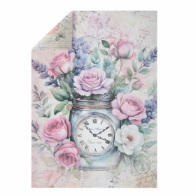 Бумага для скрапбукинга 15х21 см "В винтажном стиле", двусторонняя, 12 листов, 240 г/м2, ОСТРОВ СОКОРВИЩ, 665444