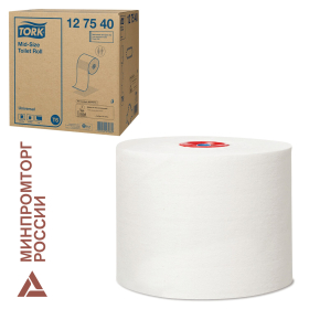 Бумага туалетная 135 м, TORK (Система Т6), комплект 27 шт., Universal, белая, 127540