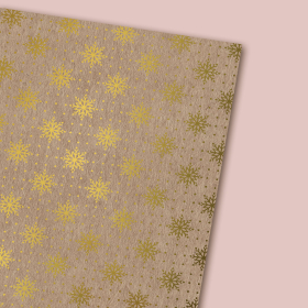 Бумага упаковочная подарочная С ЭФФЕКТАМИ новогодняя НАБОР 3 шт., "Winter Kraft", 70х100 см, ЗОЛОТАЯ СКАЗКА, 591936