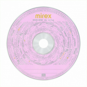 Диск DVD+RW (плюс) MIREX, 4,7 Гб, 4x, Slim Case, 1 штука, UL130022A4S