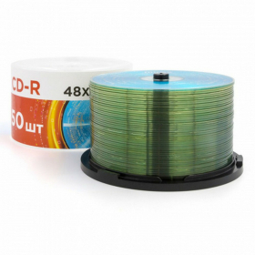 Диски CD-R MIREX, 700 Мб, 48x, Cake Box (упаковка на шпиле), КОМПЛЕКТ 50 шт., UL120051A8B