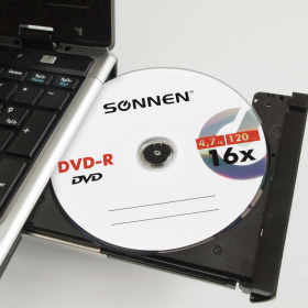Диски DVD-R SONNEN 4,7 Gb 16x Bulk (термоусадка без шпиля), КОМПЛЕКТ 50 шт., 512574