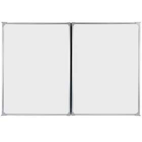 Доска для мела/магнитно-маркерная 3-х элементная 100х150/300 см, 3 поверхности/мел + 2 поверхности/маркер, BS, ТЭ-300К