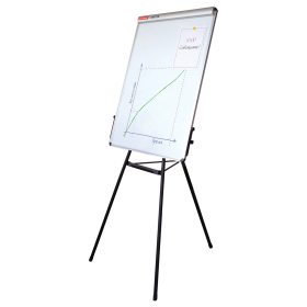 Доска-флипчарт магнитно-маркерная 70х100 см, тренога, ГАРАНТИЯ 10 ЛЕТ, BRAUBERG, 231720