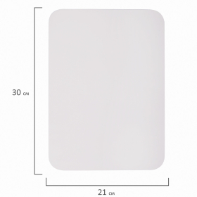 Доска на холодильник магнитно-маркерная 30х21 см с маркером, магнитом и салфеткой, BRAUBERG, 237846