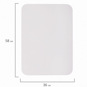 Доска на холодильник магнитно-маркерная 58х36 см с маркером, магнитом и салфеткой, BRAUBERG, 237848