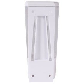 Дозатор для жидкого мыла LAIMA, НАЛИВНОЙ, 0,38 л, белый (матовый), ABS-пластик, 603922