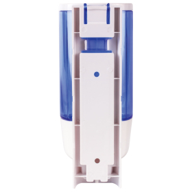 Дозатор для жидкого мыла LAIMA, НАЛИВНОЙ, 0,38 л., белый (тонированный), ABS-пластик, 603921