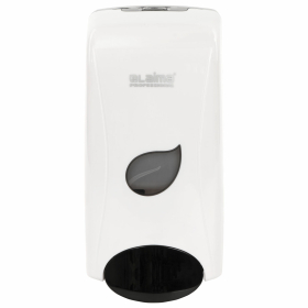 Дозатор для жидкого мыла LAIMA PROFESSIONAL ECO, НАЛИВНОЙ, 1 л, белый, ABS-пластик, 606551