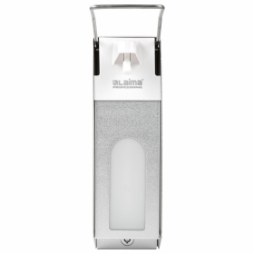 Дозатор локтевой для антисептика и мыла с замком УНИВЕРСАЛЬНЫЙ, с еврофлаконом 1 л, LAIMA, металлический, 607328, X-CL268