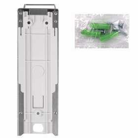 Дозатор локтевой для жидкого мыла и геля-антисептика, с еврофлаконом 1 л, LAIMA, металлический, 605706