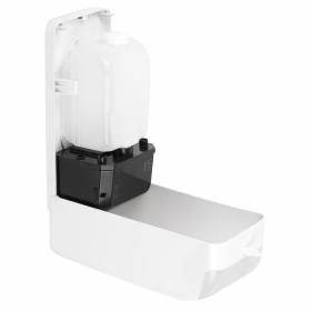 Дозатор сенсорный для жидкого мыла EXTRA LAIMA PROFESSIONAL, наливной, 1 л, белый, ABS, 608763, 401610